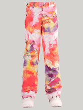 Women's Thermal Warm High Waterproof Windproof Colorful Snowboard Snow Pants